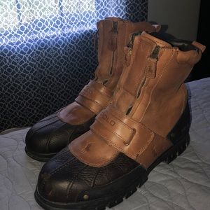 Polo boots.